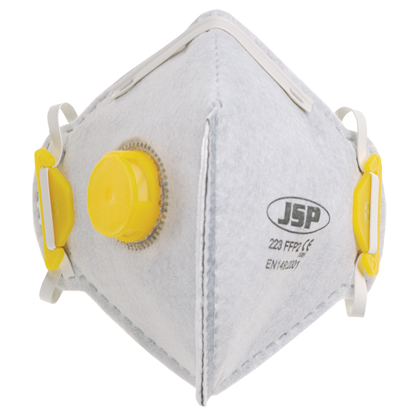 Masque jetable plié vertical FFP2 valve anti-odeur - 223